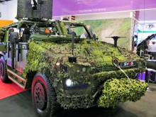 PERUN vehicle with many innovations met a significant interest at DSEI in London