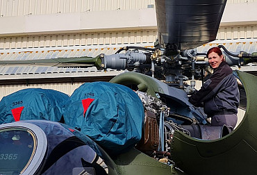 Even a woman can be an aircraft mechanic