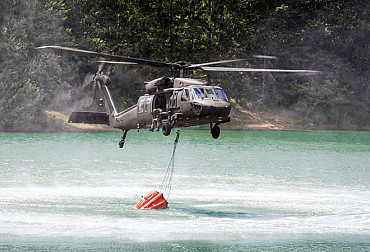 Slovak Black Hawks are not only intervening in our country, but recently they also helped in Slovenia
