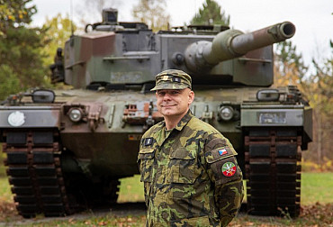 First practical experience of Czech soldiers with German Leopard tank