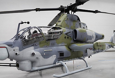 First flight of the AH-1Z Viper attack helicopter for the Czech Army