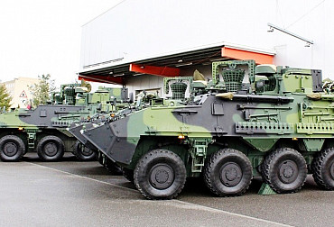 Soldiers from Žatec received new Pandur vehicles