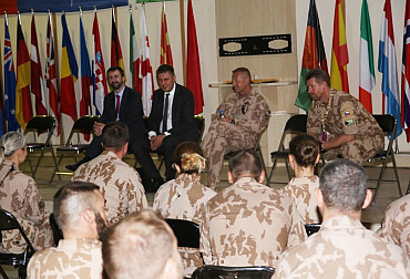 Minister of Foreign Affairs Tomáš Petříček visited soldiers in Afghanistan