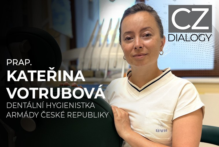 Warrant Officer Kateřina Votrubová: Dental hygiene is a soldier's operational capability