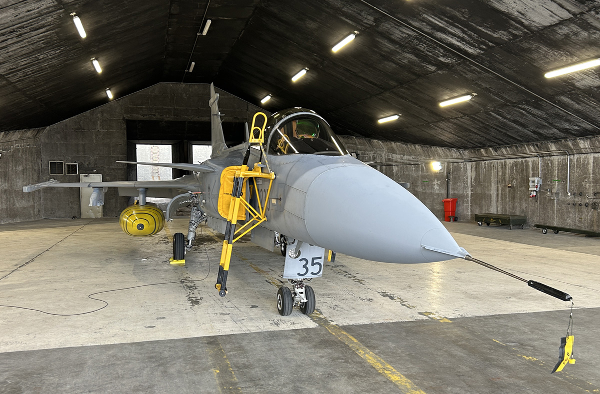 Foto: Stíhací letoun JAS-39 Gripen na Islandu | Jaroslav Gavenda / CZ DEFENCE