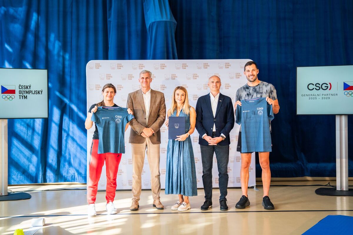 Foto: CSG je novým generálním partnerem Českého olympijského týmu | CSG