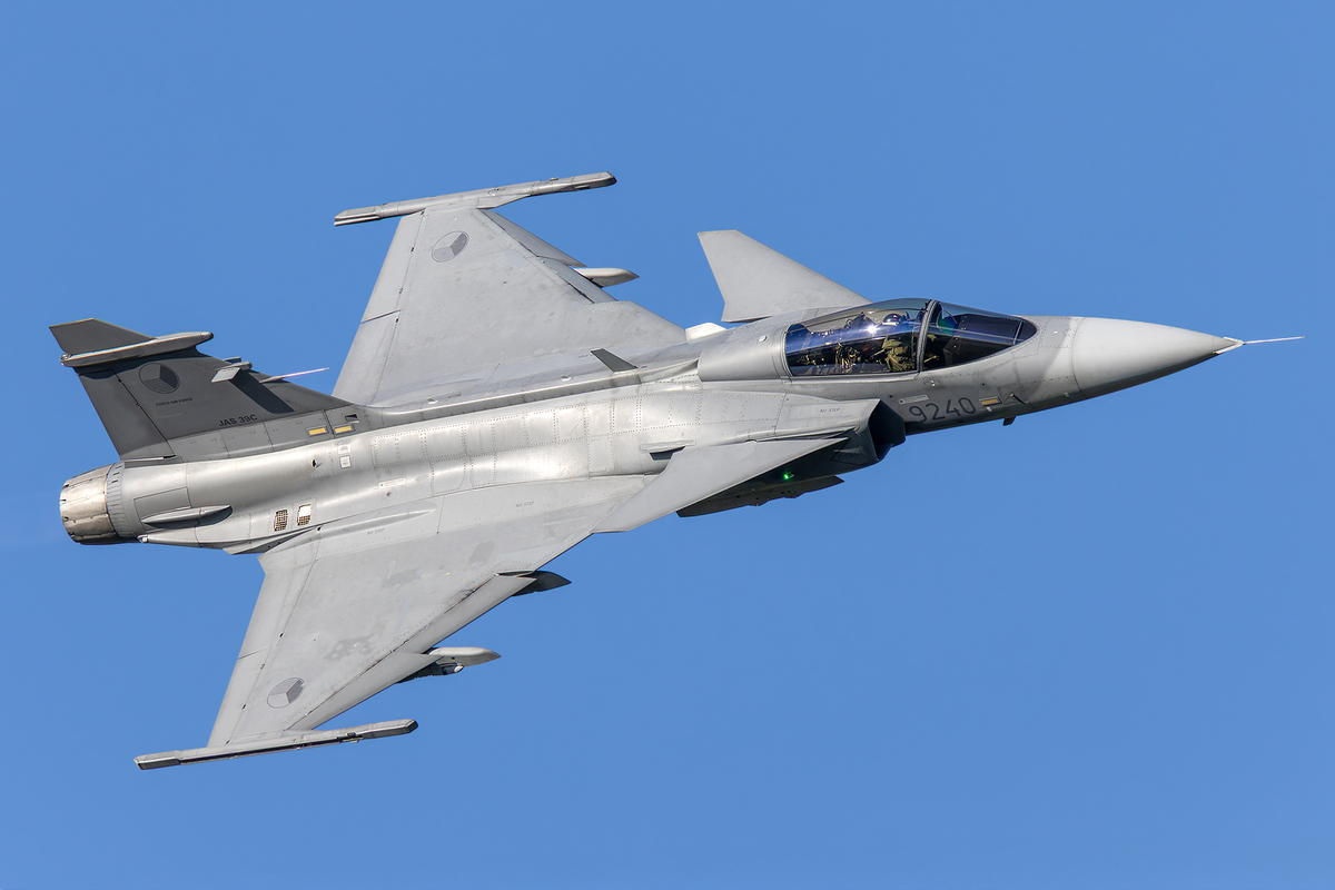 Foto: JAS-39C ve službách Vzdušných sil AČR | Jan Suchánek / CZ DEFENCE