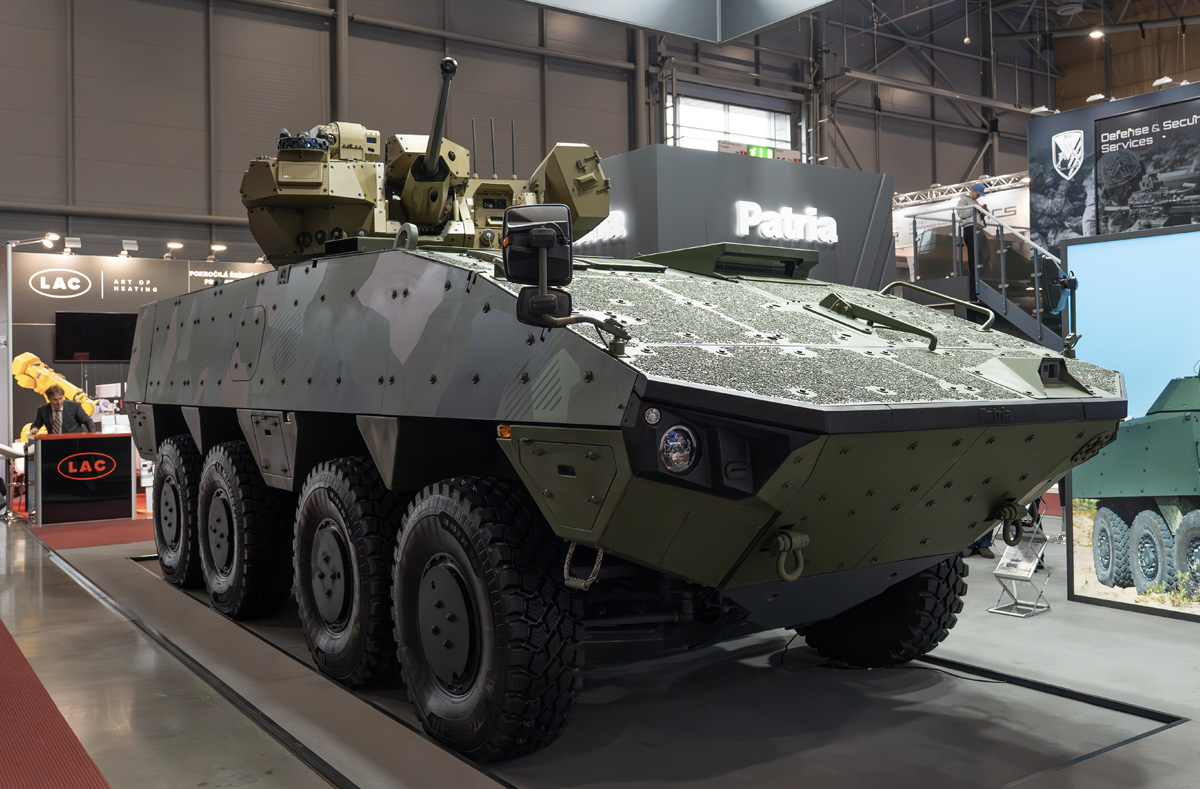 Foto: Patria AMV XP 8x8 opět s věží Turra 30 | Michal Pivoňka / CZ DEFENCE